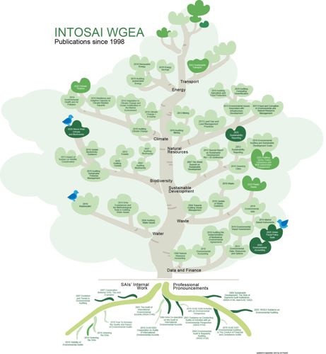 INTOSAI WGEA Publication tree 2025